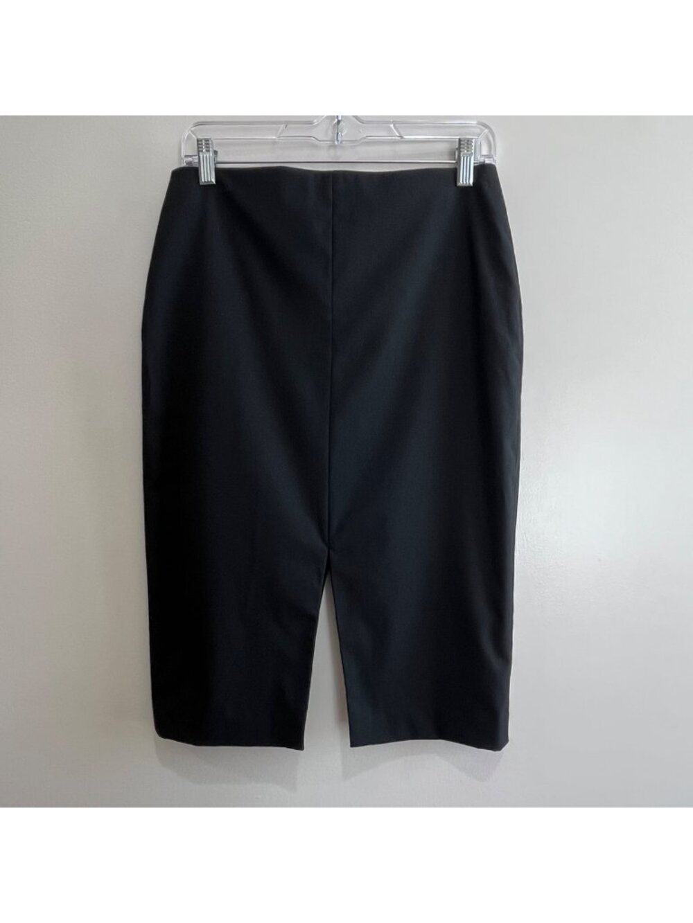 Banana Republic Pencil Skirt Womens 4 Black Vented Lined Career